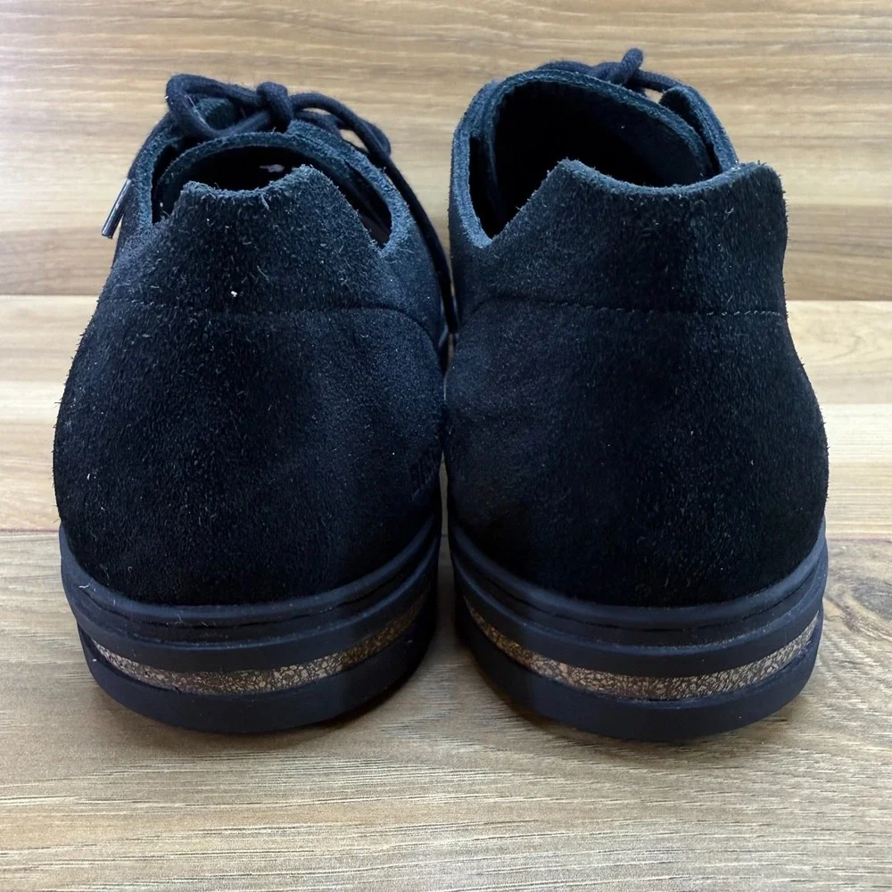 Birkenstock Bend Low Decon Black Suede Mens 8 W EU 41 Casual Minimalist Walking